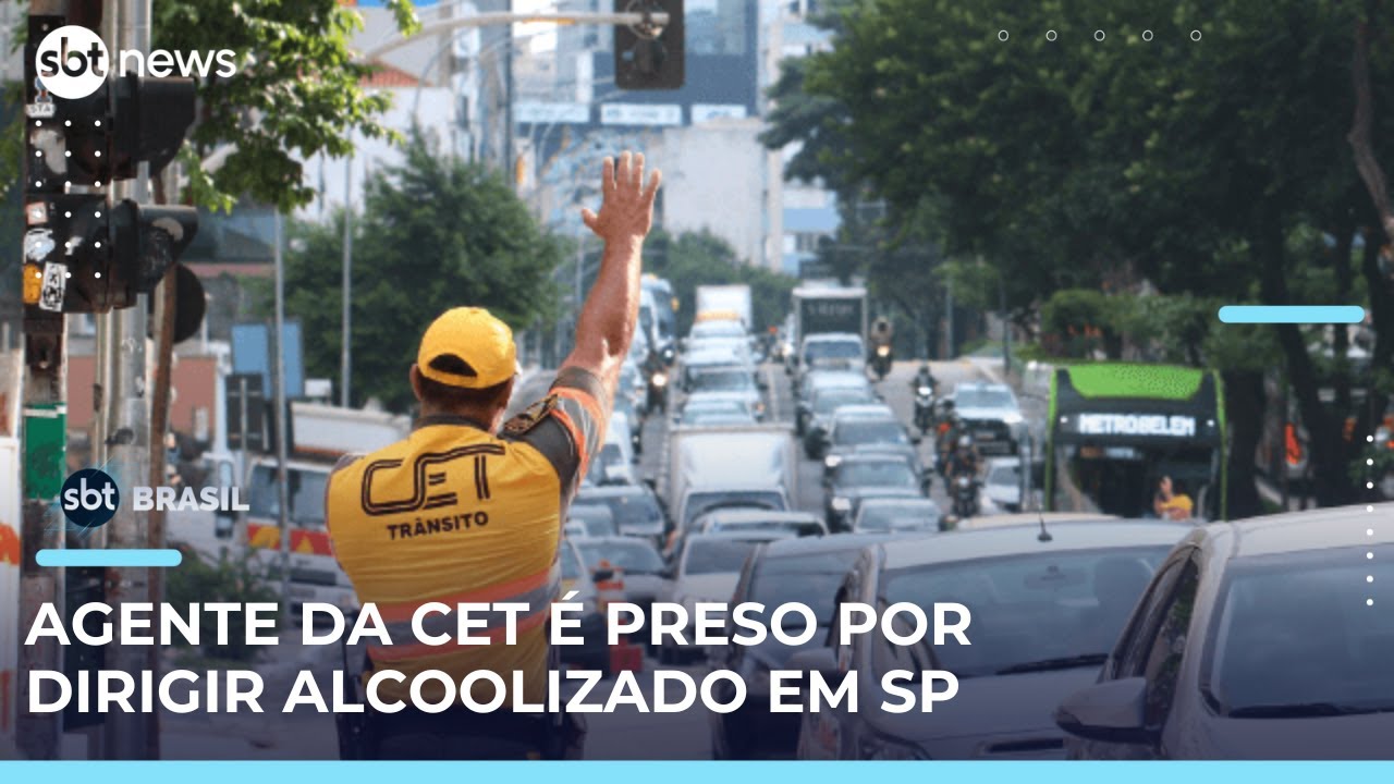Preso por dirigir embriagado agente da CET é libertado após pagar fiança | SBTBrasil