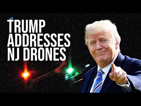 Breaking News: Trump Addresses Drones in New Jersey