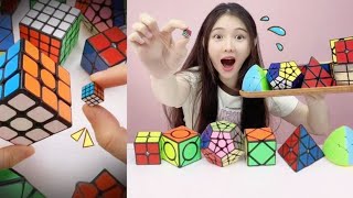 There Is A Rubik's Cube Baby In The Rubik's Cube, Can It Still Spin?