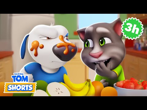 Food Chaos 👨‍🍳 Talking Tom Shorts Compilation