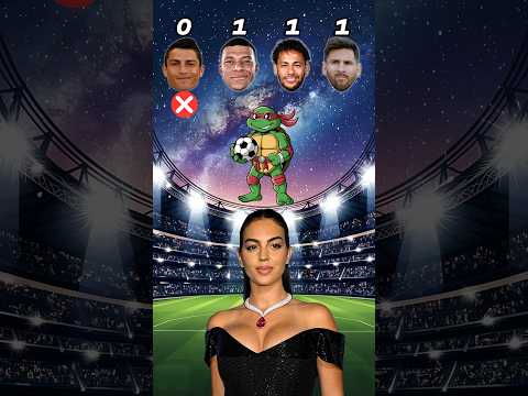 Ronaldo🐐 vs Neymar Jr😍 vs Mbappe🐢 vs Messi👑 - Georgina pregunta 😍