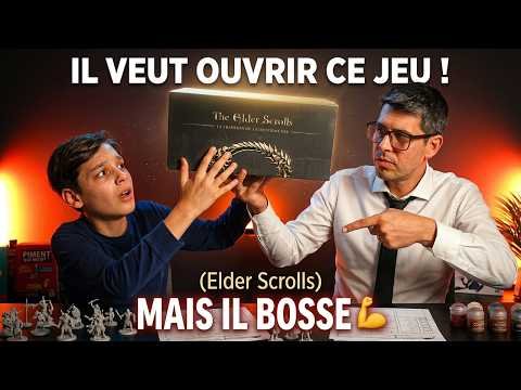 Il voulait juste ouvrir CE jeu… (Elder Scrolls) MAIS je le fais travailler 💪