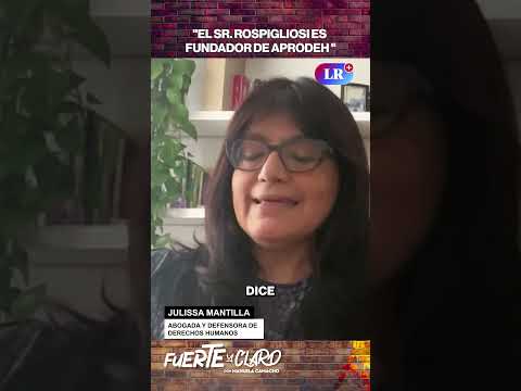 "EL SR. ROSPIGLIOSI ES FUNDADOR DE APRODEH “ | FUERTE Y CLARO #shorts