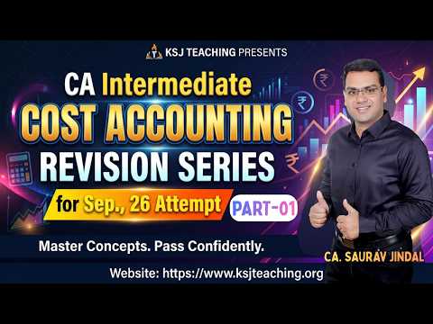 CA Inter Free Costing Revision in English for Sep.,26 Attempt - Part-01 #costing