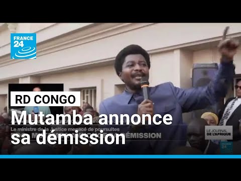 RD Congo : Constant Mutamba annonce sa démission • FRANCE 24