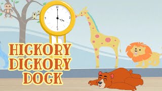 Hickory Dickory Dock | Nursery Rhyme for Kids | Fun Animated Song | Cocomakoo