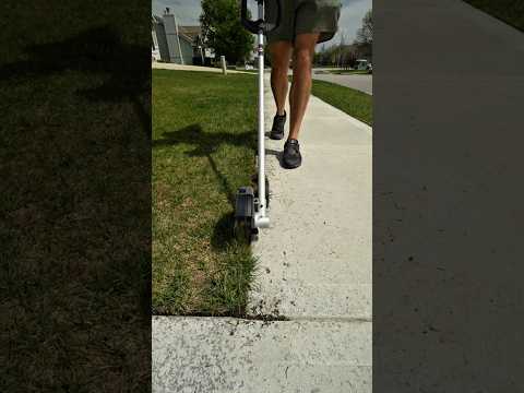 Battery powered OPE has come a long way! This DEWALT edger feels just like a gas edger!