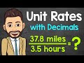 Understanding Unit Rates with Decimals