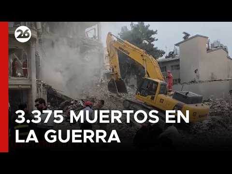 🚨 VÍCTIMAS DE LA GUERRA | Irán reporta al menos 3.375 muertos tras el recrudecimiento del conflicto