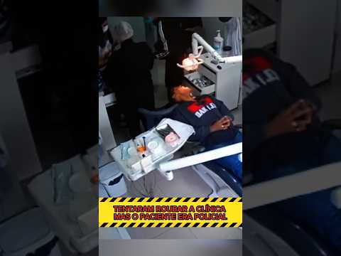 Policial Militar Reage e impede que ladrões roubem clínica #rota #policia #sargento #rocam #pm