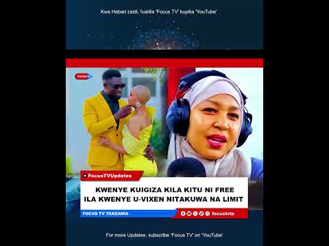 Kwenye Kuigiza, Kila Kitu ni Free, ila kwenye U-Vixen nitakuwa na limit Kidogo