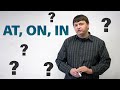 Prepositions of Location and Surface