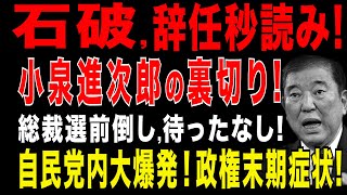 2025/9/2　石破辞任秒読み！ 遂に小泉進次郎氏にも見捨てられる?　党内崩壊の連鎖。石破政権、支持層は立憲!? 保守離反で総裁選前倒し待ったなし