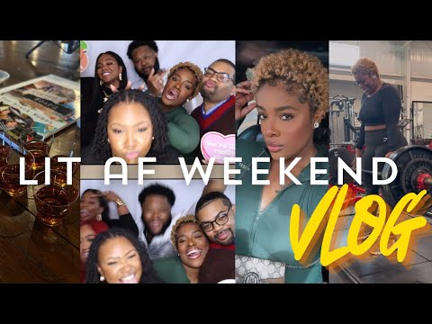 Balancing my social, family and fitness life, I HIT MY DEADLIFT GOAL, 2025 Vision Board Party | VLOG