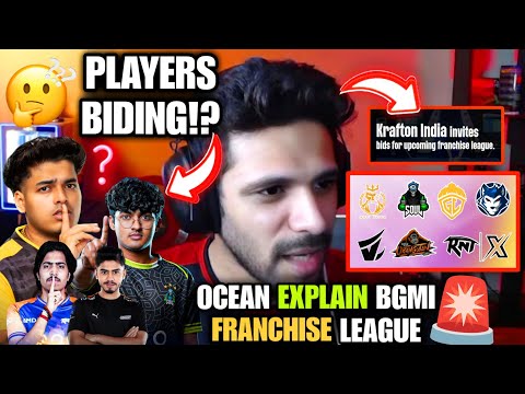 🚨Ocean Explain BGMI new Franchise System!!🫡 Players Biding in ORGs?😱