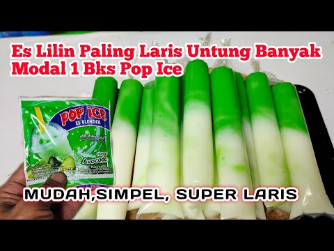 Ide Jualan Jajanan Unik 1000 Paling Laris, Modal 1 Bks Pop Ice Untung Banyak