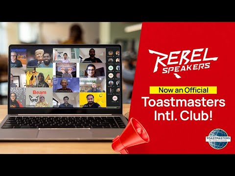 Rebel Speakers - Toastmaster Accreditation