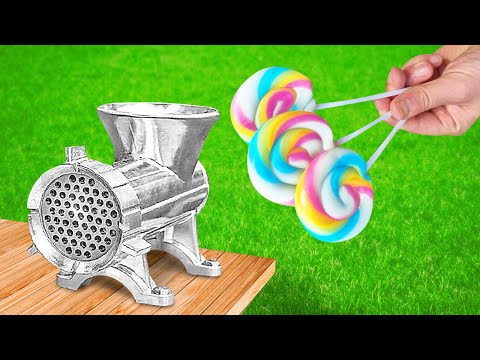 EXPERIMENT COLORFUL CANDY vs MEAT GRINDER