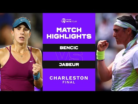 Belinda Bencic vs. Ons Jabeur | 2023 Charleston Final | WTA Match Highlights