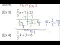 Solving Two Step Equations with Rational Numbers