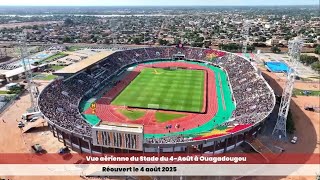 Burkina Faso : Le Stade du 4-Août en vue aérienne 