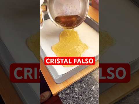 CRISTAL FALSO ⛔️ #experiment #cristal #vidrio #efectosespeciales #ciencia #física