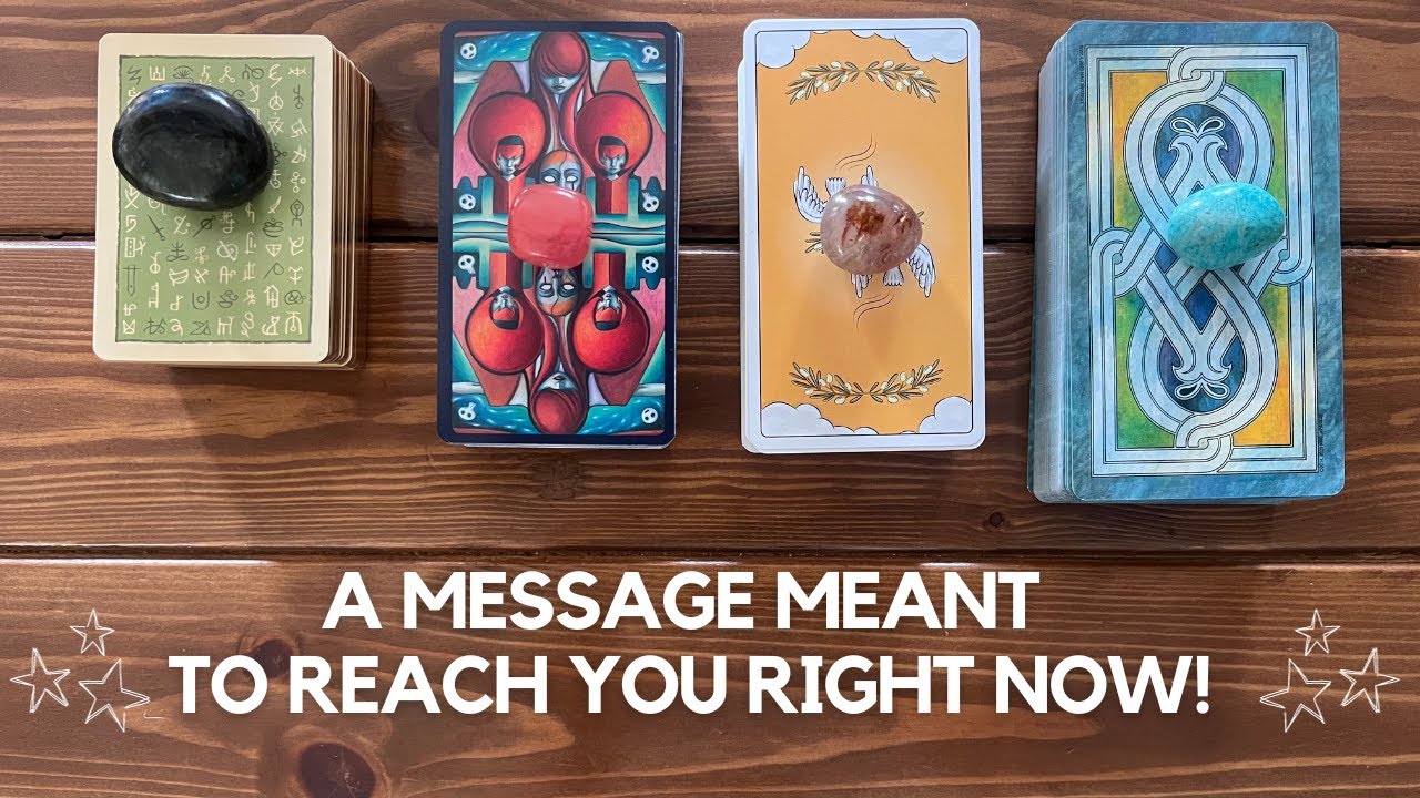 A Message Meant To Reach You Right Now!