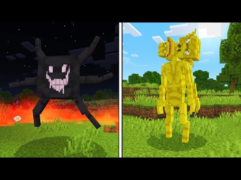 New SCARY DOORS Mobs in Minecraft! (Doors Mobs Mod)