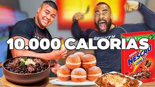 FIZ A DIETA DO BITELO DE 10.000 CALORIAS E OLHA COMO FIQUEI!