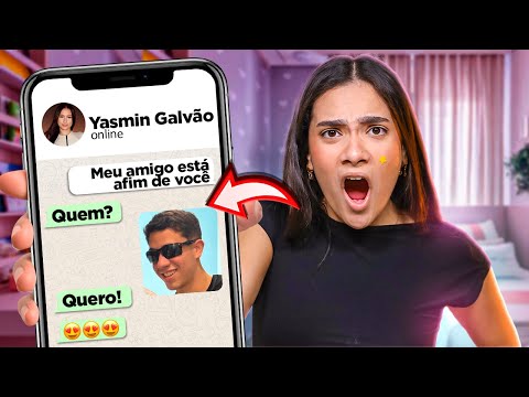 CRIEI UM PERFIL FALSO E TESTEI MINHA AMIZADE COM A YASMIN GALVÃO