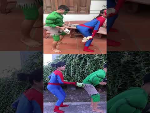 SpiderMan and the Funny Obedece Dance #trending #funny #shorts