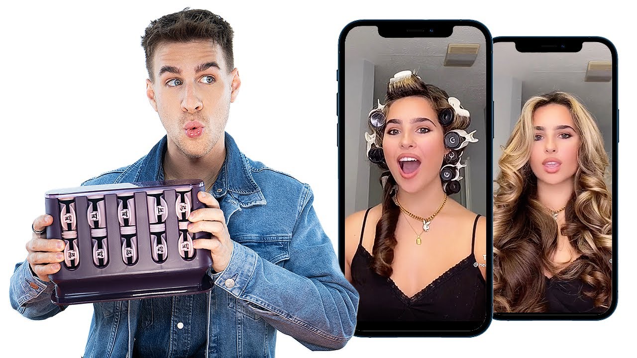 Tiktok is obsessed with hot rollers and so am i! This is how you use them.
