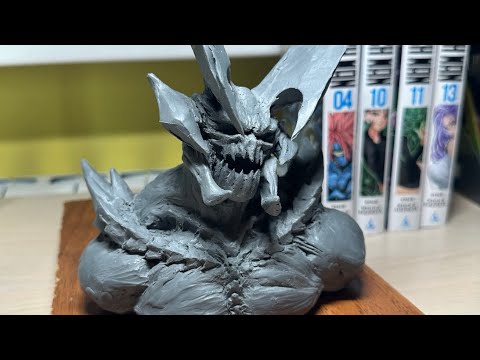 Garou monster form sculpting process