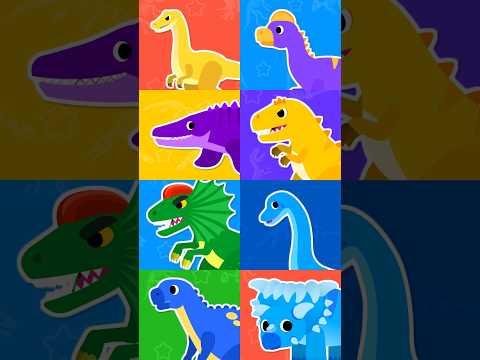 공룡송2 | 동요 | 티라노사우루스 | 니니키즈 #shorts #kidssong #nurseryrhymes
