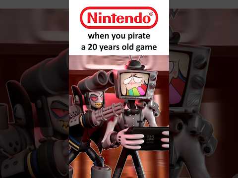 SMG4 Nintendo when you pirate a very old Mario game