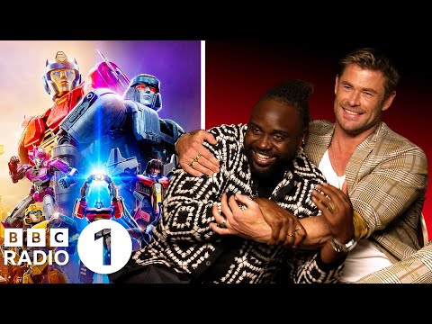 "Gimme a hug!" Chris Hemsworth and Brian Tyree Henry on fun fan
interactions and Transformers One