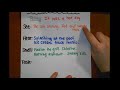 Sensory Descriptions in Writing