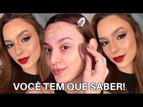 MAQUIAGEM CLÁSSICA QUE TODA MULHER DEVE SABER | DELINEADO E BATOM VERMELHO.