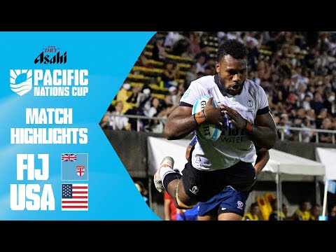 Fijian flair 🔥 | Fiji v USA | Match Highlights | Asahi Super Dry Pacific Nations Cup