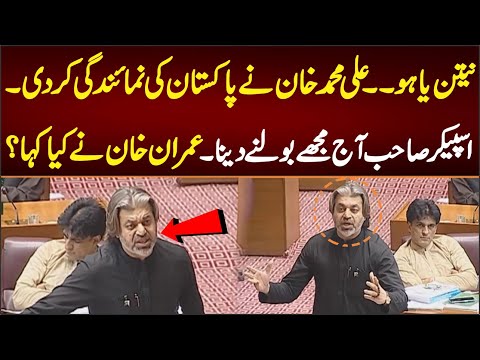 نیتن یاہو۔۔ علی محمد خان نے پاکستان کی نمائندگی کر دی۔اسپیکر صاحب آج مجھے بولنے دیں