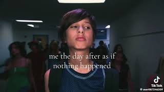 me the day after as if nothing happened