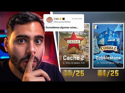 Vazou tudo… VALVE CONFIRMA volta da Cobble, Cache e próximos MAPAS do CS 2 (easter egg  atualização)