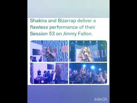Shakira and Bizarrap deliver a flawless performance of their Session 53 on Jimmy Fallon.