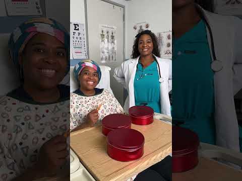 Sick cancer patient is so happy to hear the good news!