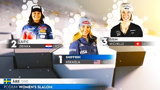 Women's Slalom - Highlights & Interview- Are SWE - 2024