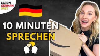 10 Minuten SPRECHEN 🇩🇪 BEI DER POST (Alltagsdeutsch) - Learn German Fast