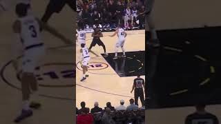 Lebron James scores his first points in his 23rd season