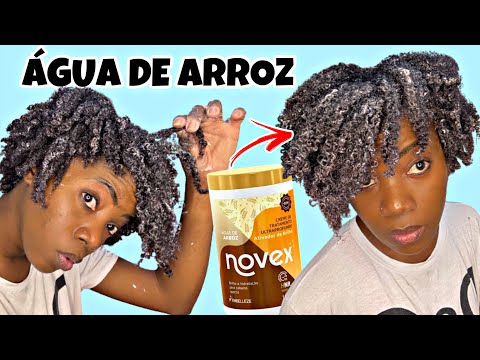 NOVEX ÁGUA DE ARROZ HIDRATAÇÃO NO CABELO CRESPO