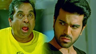 अल्लू अर्जुन को देखकर ब्रह्मानंदम टीवी बंद कर दीया l Yevadu Movie Best Comedy Scene
