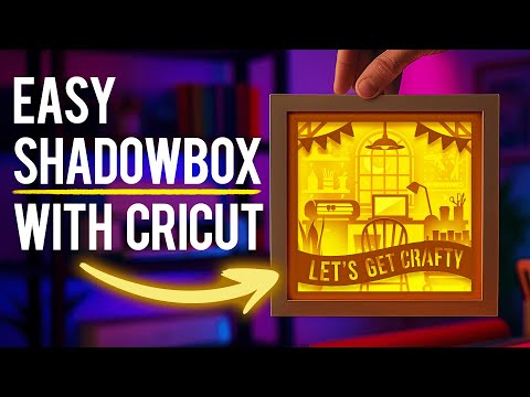 How to Make a 3D Shadow Box With Cricut That Pops!